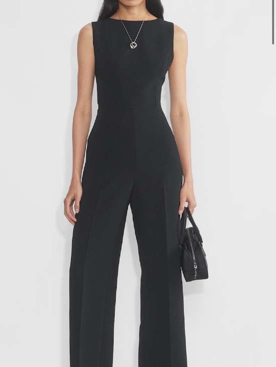Wilfred Pants - Wilfred Navy Lovett  Sleeveless Wide-Leg Jumpsuit